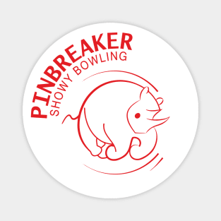 Pinbreaker - Showy Bowling (red) Magnet